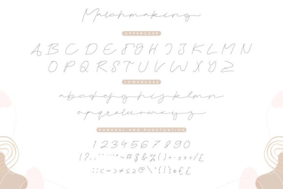 Matchmaking Font Poster 4