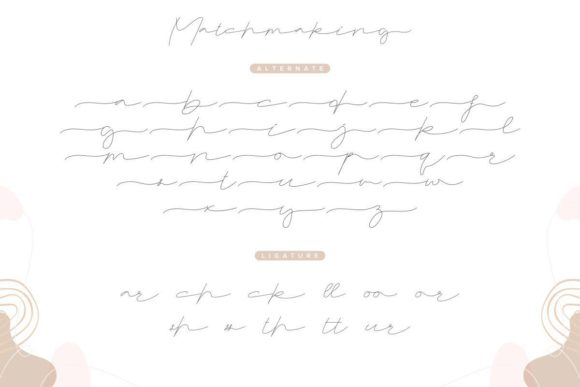 Matchmaking Font Poster 8