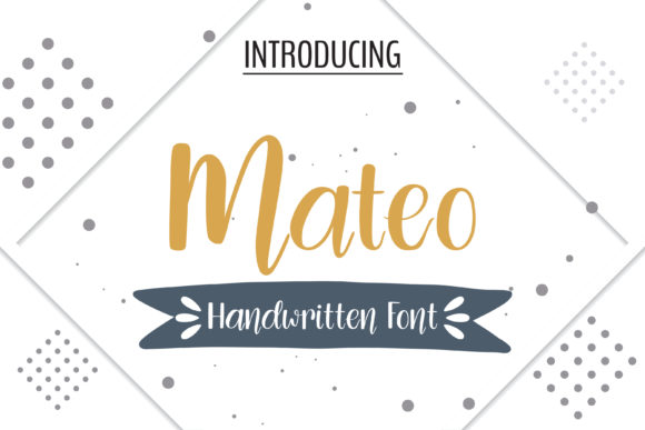 Mateo Font Poster 1