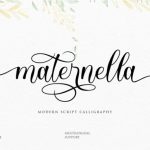 Maternella Font Poster 1