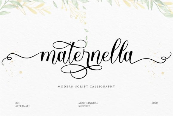 Maternella Font Poster 1