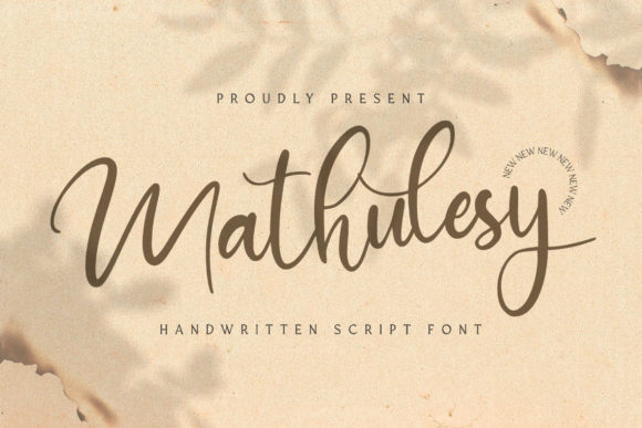 Mathulesy Font Poster 1
