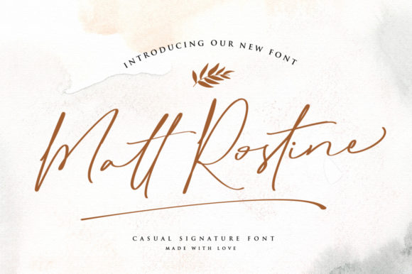 Matt Rostine Font