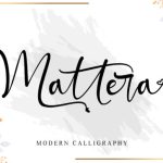 Mattera Font Poster 1