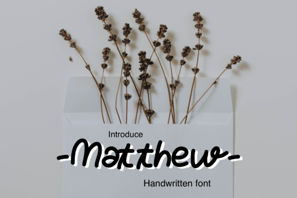 Matthew Font Matthew Font Poster 1