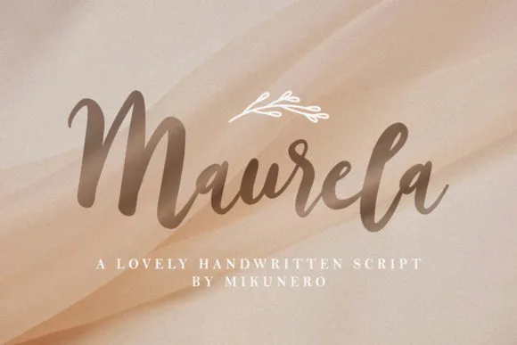 Maurela Font Maurela Font Poster 1