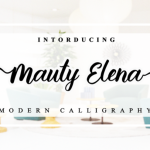 Mauty Elena Font Poster 1