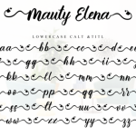 Mauty Elena Font Poster 8