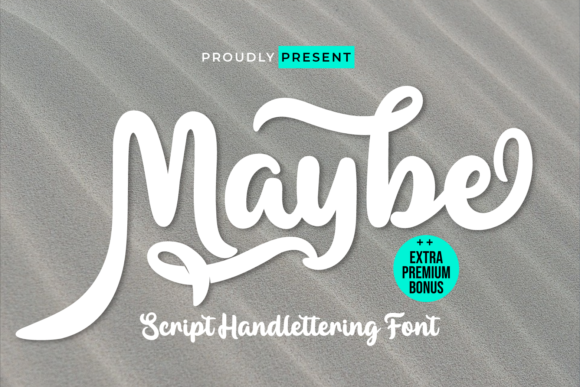 Maybe Font Poster 1