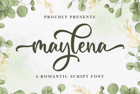 Maylena Font Poster 1
