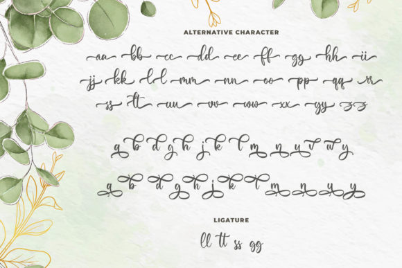 Maylena Font Poster 7