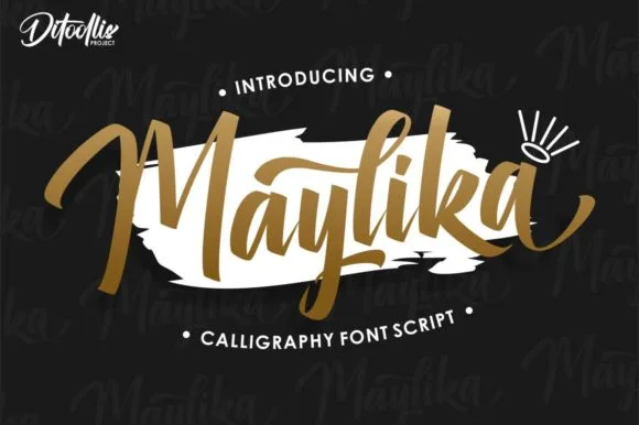 Maylika Font Maylika Font Poster 1