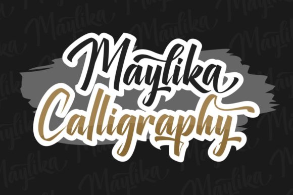 Maylika Font Poster 4