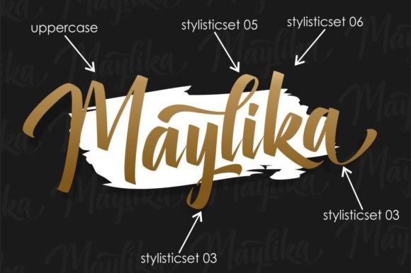 Maylika Font Poster 6