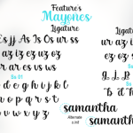 Mayones Font Poster 8