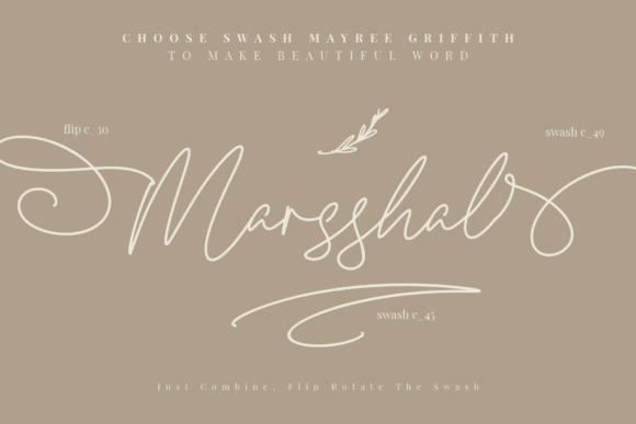 Mayree Griffith Font Poster 11