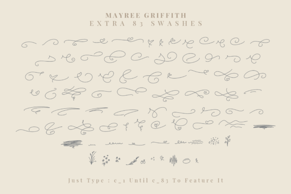Mayree Griffith Font Poster 3