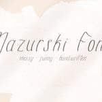 Mazurski Font Poster 1