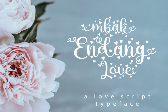 Mbak Endang Love Font Poster 1