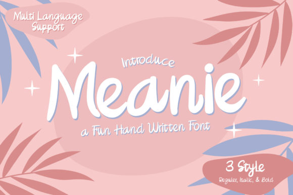 Meanie Font Poster 1