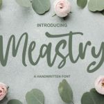 Meastry Font Poster 1