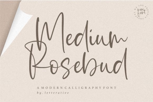 Medium Rosebud Font