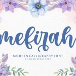 Mefirah Font Poster 1