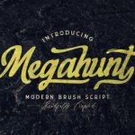 Megahunt Font Poster 1