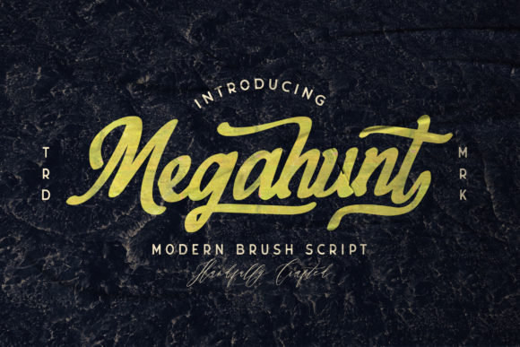 Megahunt Font Poster 1