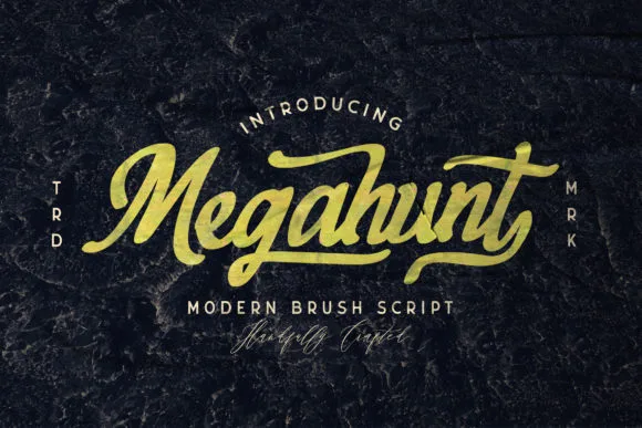 Megahunt Font Megahunt Font Poster 1