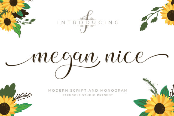 Megan Nice Font Poster 1