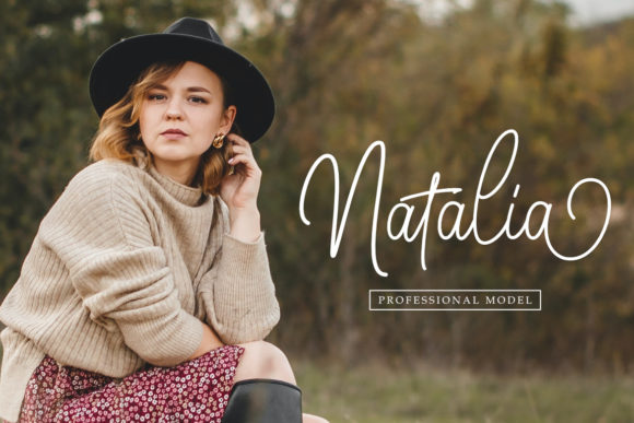Meghatone Signature Font Poster 2