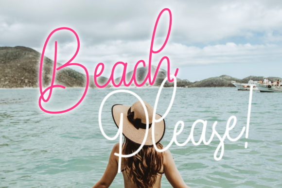Meghatone Signature Font Poster 8