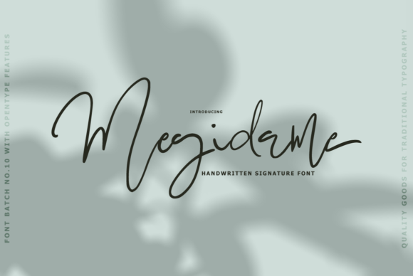 Megidame Font Poster 1