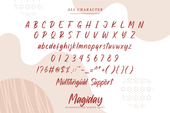 Megiday Font Poster 5