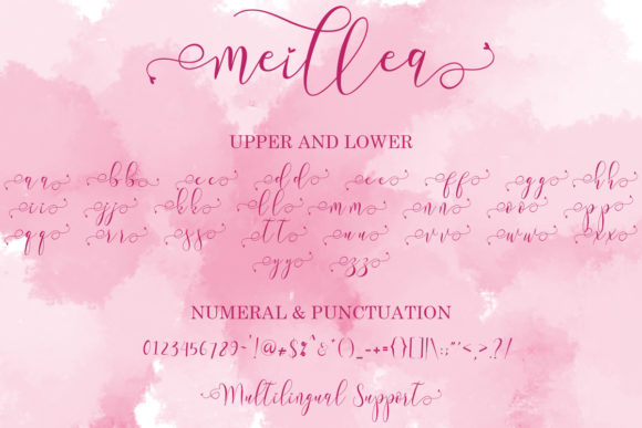 Meillea Font Poster 10