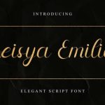 Meisya Emilia Font Poster 1