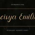 Meisya Emilia Font Poster 1