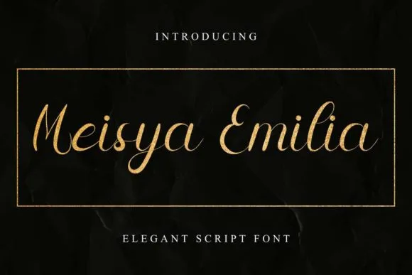 Meisya Emilia Font Meisya Emilia Font Poster 1