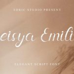 Meisya Emilia Font Poster 2