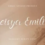 Meisya Emilia Font Poster 2