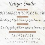 Meisya Emilia Font Poster 5