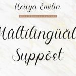 Meisya Emilia Font Poster 8