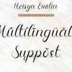 Meisya Emilia Font Poster 8