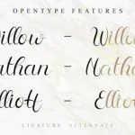Meisya Emilia Font Poster 10