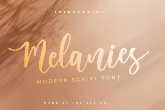 Melanies Font Poster 1