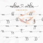 Melina Verlin Font Poster 13