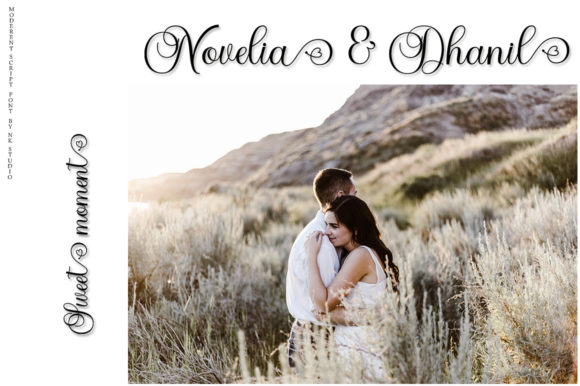 Melinda Font Poster 4