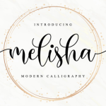 Melisha Font Poster 1