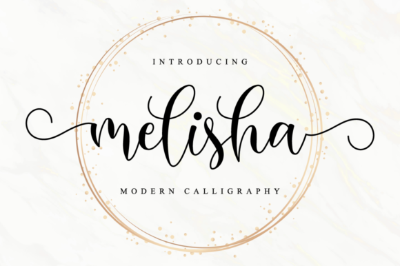 Melisha Font Poster 1